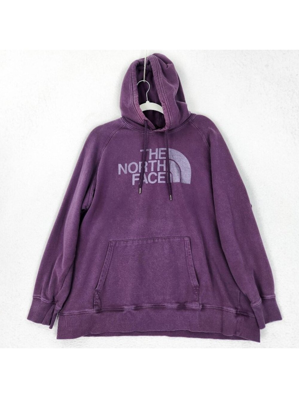 The North Face Sweater Womens XXL Purple Hoodie Sweatshirt Half Dome Pullover